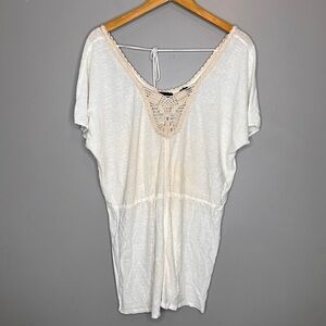 Moda international linen lightweight blouse